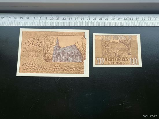 Германия-нотгельд  10.50 пфеннигов 1922   Mirow (рейтергельд)