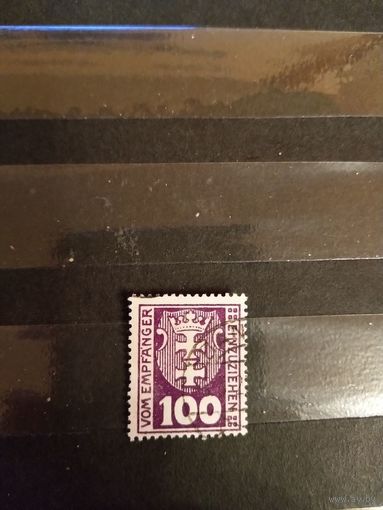 1923 Германия Данциг Мих 15 герб 3-8