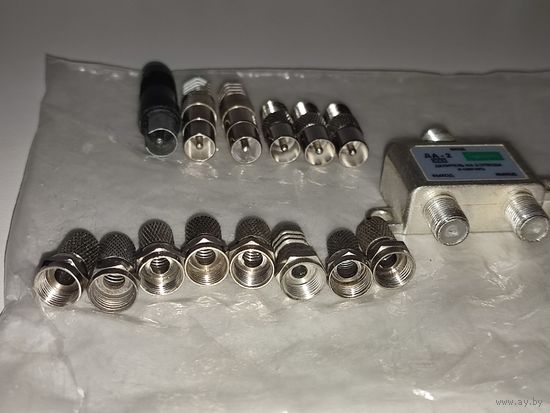 Тв TV разъем делитель коннектор