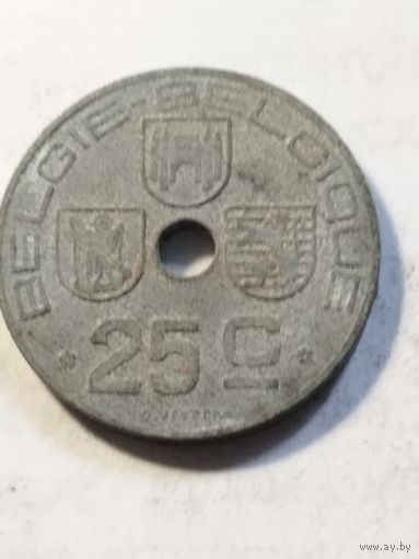 Бельгия 25 сентим 1944