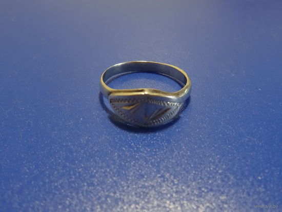 Кольцо , серебро 916 пр.,винтаж СССР, разм. 18