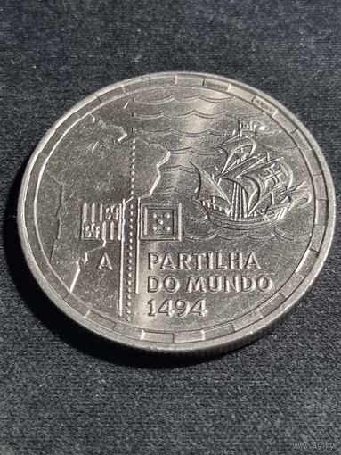 Португалия 200 эскудо 1994 500 лет с момента разделения зон влияния между Португалией и Испанией