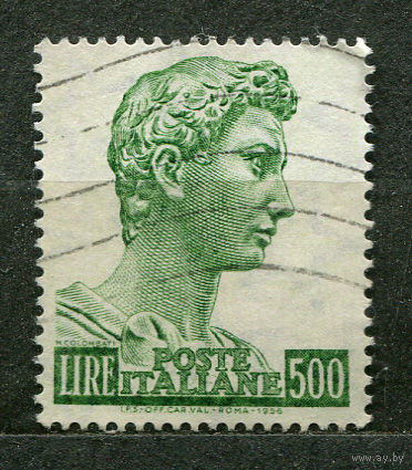 Святой Георгий. Скульптура Донателло. Италия. 1957