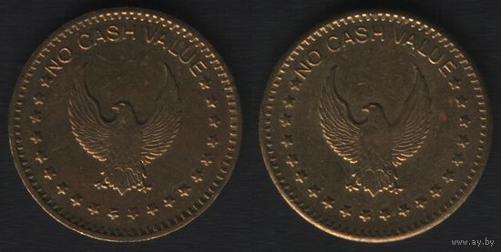 Eurocoin London. No Cash Value (орел) -- No Cash Value (орел) (22,35)желт (f1