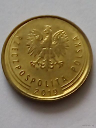 Польша 1 грош 2019 г.(2)