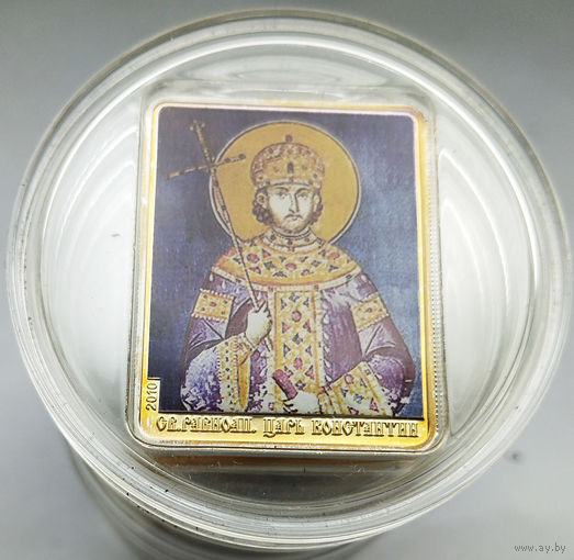 Острова Кука - Константин (Православные Святые, Святые Покровители), 5 долларов 2010