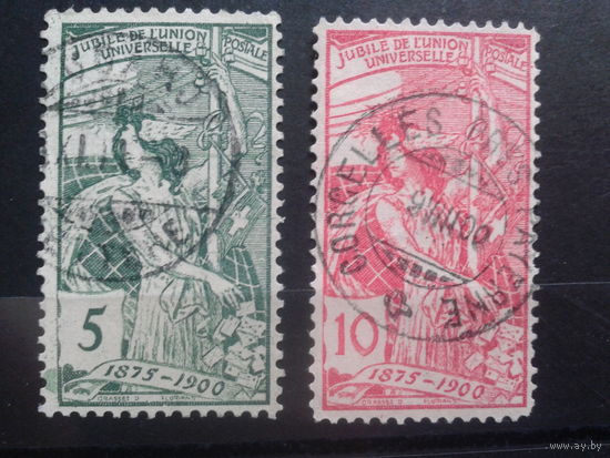 Швейцария, 1900, 25 лет ВПС, Михель 6 евро гаш.
