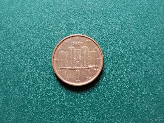1 евроцент Италия.