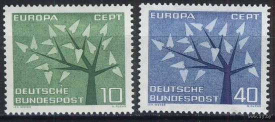 ГЕРМАНИЯ, ФРГ - 1962 [Mi. 383-384]*  чистая МН (DE03)