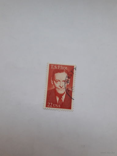 Марки США  (Лауреат нобелевской премии по литературе 1948 Т Эллиот)