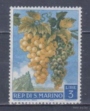 [2428] Сан-Марино 1958. Флора.Фрукты.Плоды.Виноград. MNH