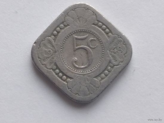 Кюрасао 5 центов 1948