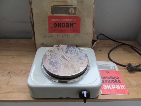 Электроплитка Экран НОВАЯ с регулятором