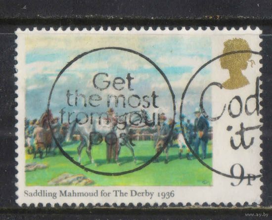 Великобритания 1979 EII 200 летие скачек Дерби в Эпсоме Седлание скакуна Махмуд на Дерби 1936г #793