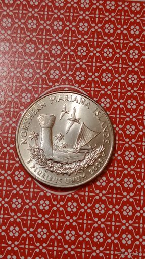 США квотер 1/4 доллара 2009 D северные Марианские острова