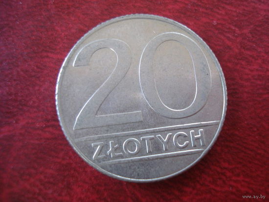 20 злотых 1989 года Польша