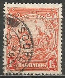 Барбадос. Новые колониальные марки. Аллегория. 1938г. Mi#159.