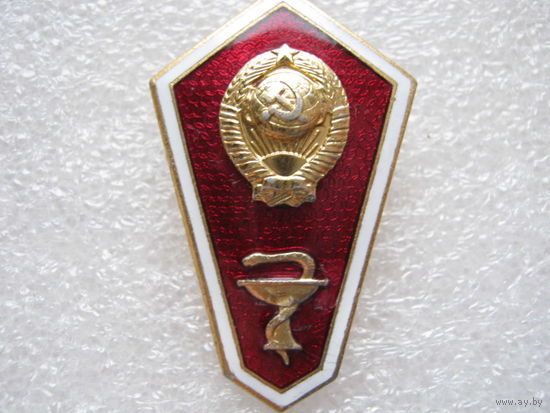Знак об окончании медицинского училища.