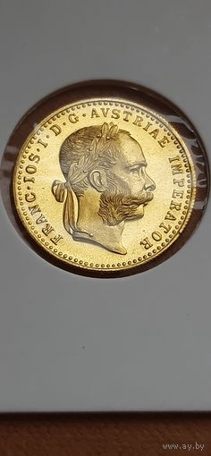 1 ДУКАТ 1915г. Франц Иосиф. Австрийская империя.