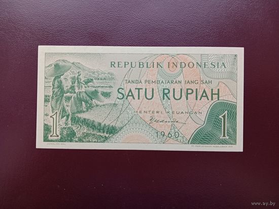 Индонезия 1 рупия 1960 UNC