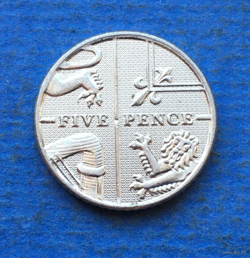 Великобритания 5 пенсов 2013
