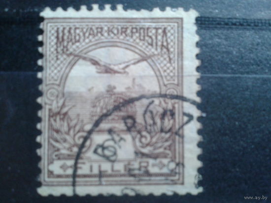 Венгрия 1900 Птица турул 6ф 12:11 1/2