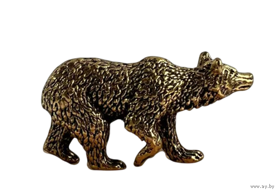 Статуэтка Медведь Латунь