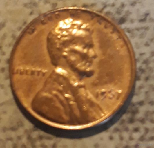 1 цент 1967 США XF
