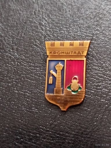 Значок герб Кронштадт