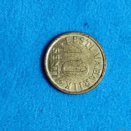 10 центов(2008г) Эстония.UNC! Расспродажа! Смотрите и другие мои лоты!!!