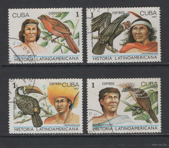 Фауна Птицы Куба 1987  Used