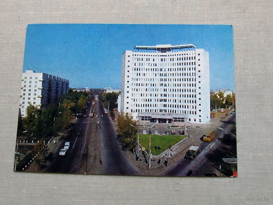 С018-5699 Открытка Горький Улица октябрьской революции Фото Рязанцев 1977 Подписана