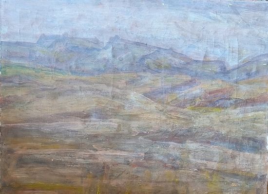 Степанов Алексей Матвеевич (1923 – 1989) Народный художник КазССР Горы по дороге на Семипалатинск