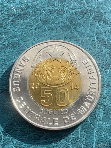 Мавритания 50 угий 2014