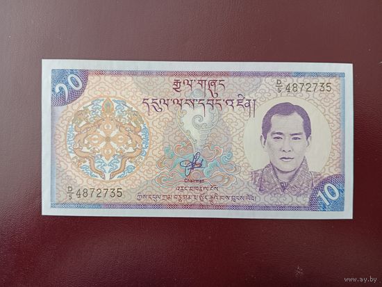 Бутан 10 нгултрум 2000 UNC