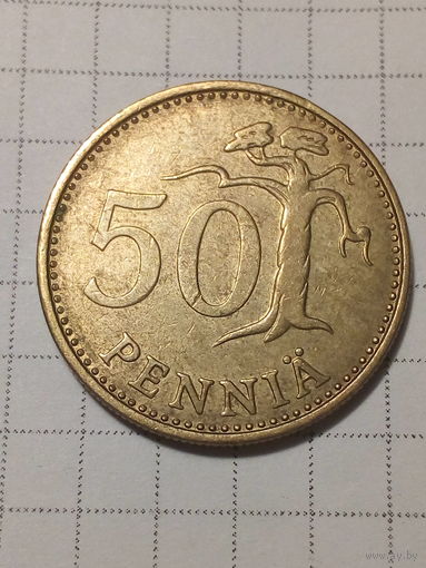 50 пенни Финляндия 1979 год