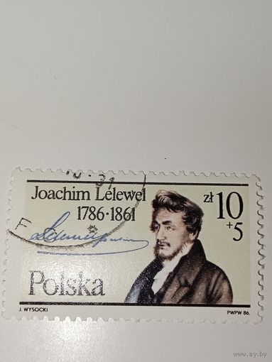 Польша 1986 посвящена 200-летию со дня рождения историка и политического деятеля Иоахима Лелевеля.