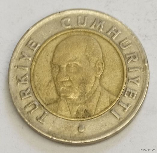 Турция 1 лира 2005