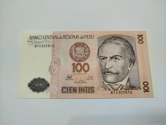 100 интис 1987 года