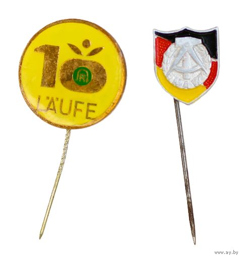 2 значка ГДР