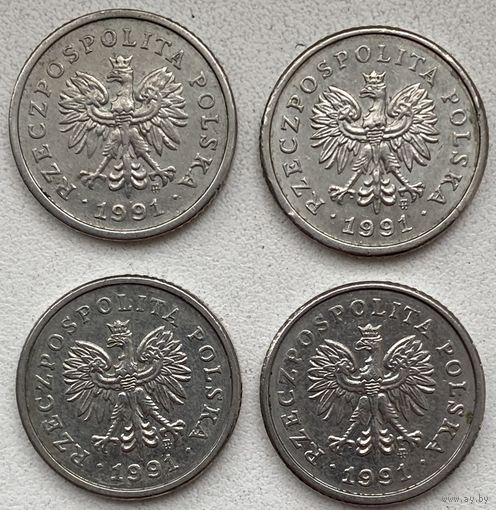 Польша 10 грошей 1991 г. Цена за 1 шт.