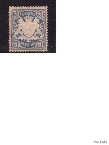 Германия(Бавария)-1888,(Мих.57)  *  , ВЗ - 4,  Герб , (кат.= 13,0  е)