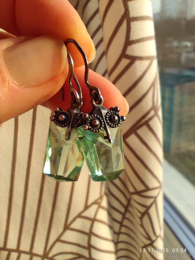 Серьги 875 звезда совушки