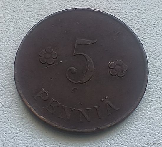 Финляндия 5 Пенни  1920  3-5-5