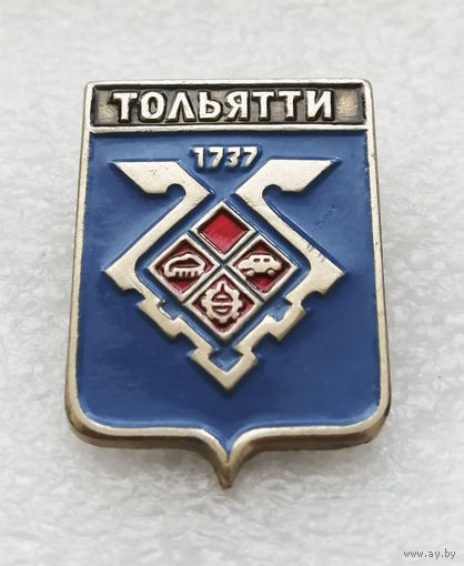 Тольятти. Гербы Самарской Области. Серия Гербы Регионов России #1489-CP25