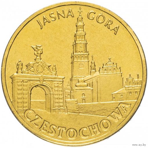 Польша 2 злотых, 2009 Города Польши - Ченстохова UNC