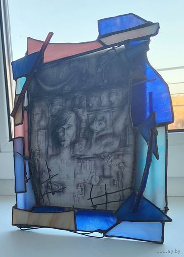 Фоторамка витраж в стиле Тиффани