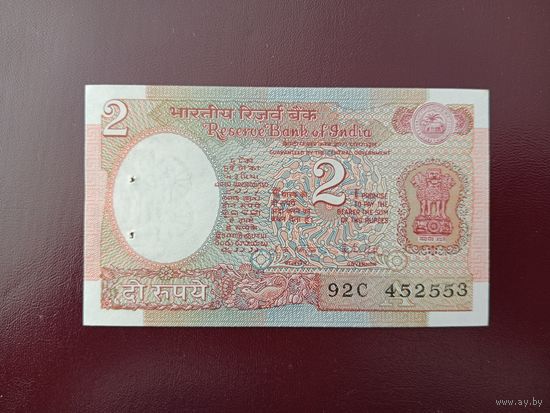 Индия 2 рупии 1985 UNC