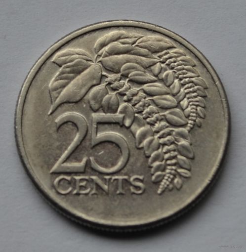 Тринидад и Тобаго, 25 центов 2004 г.