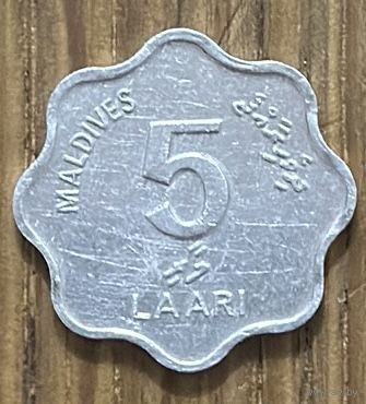 5 Лаари Мальдивские острова 1990г.